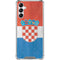 Croatia Flag Distressed Galaxy A14 5G Clear Case